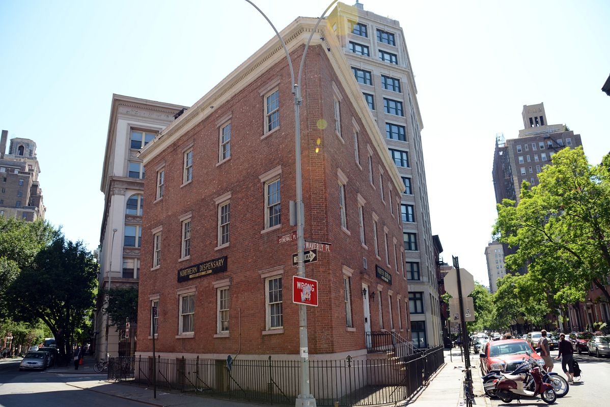 12-1 Triangular Northern Dispensary Brick Building New York Greenwich Village
